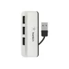 Belkin USB 2.0 4 portu ceļojumu centrmezgls, sudraba, F4U021bt