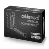CableMod vertikālais PCI-e kronšteins, PCI-e 4.0 izdevums, HDMI + DisplayPort, melns