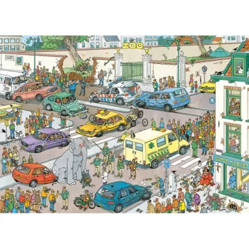 Jumbo Jan van Haasteren Jumbo geht einkaufen 1000 gabaliņu puzle (20028)