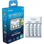 PANASONIC BASIC USB LĀDĒTĀJS + 4x AA ENELOOP 2000 mAh