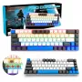 Mehāniskā tastatūra MEDIA-TECH MT1259 Red Core MX60, 60% formas faktors, CHERRY MX Red slēdži, RGB fona apgaismojums, USB, augsta profila taustiņi