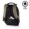 XD-Design Bobby Hero Small mugursoma Ikdienas mugursoma Zaļa PU āda
