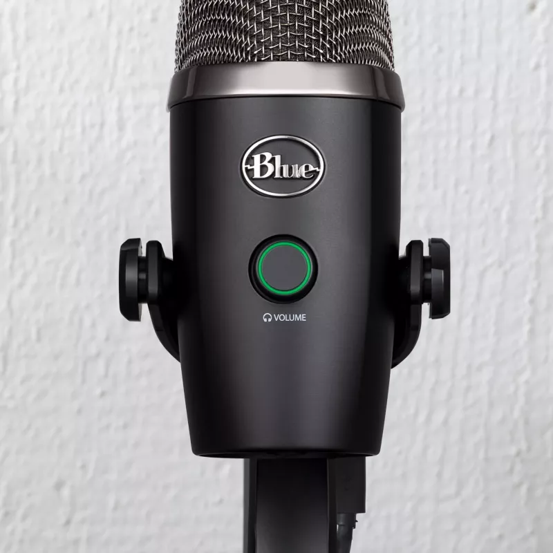 Logitech Yeti Nano, galda mikrofons, 20 - 20000 Hz, 0,5%, 24 biti, 48 kHz, 4,5 mV/Pa