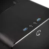 RAIJINTEK METIS PLUS ALS Mini-ITX korpuss - melns - Korpuss - Mini-ITX