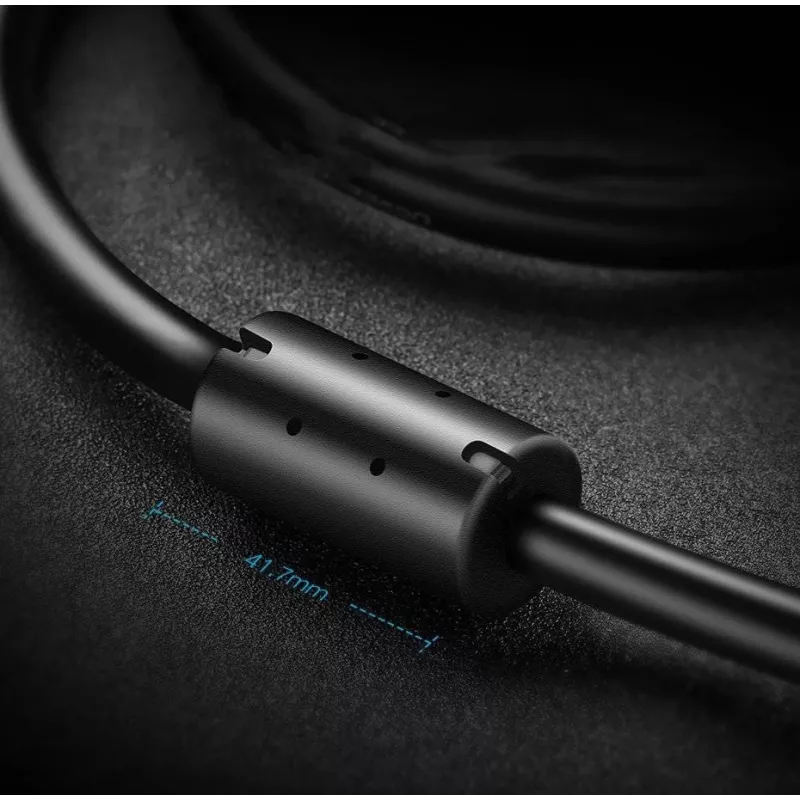 USB kabelis UGREEN US132 Mini-USB 1 m — melns, 480 Mbit/s, ātra uzlāde