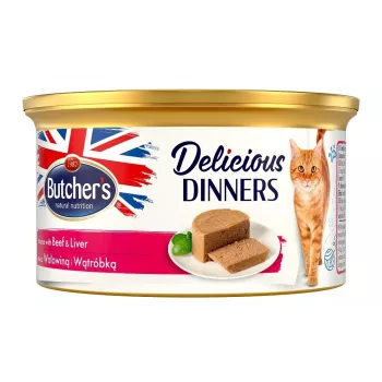 BUTCHER'S Classic Delicious Dinners liellopu gaļa ar aknām