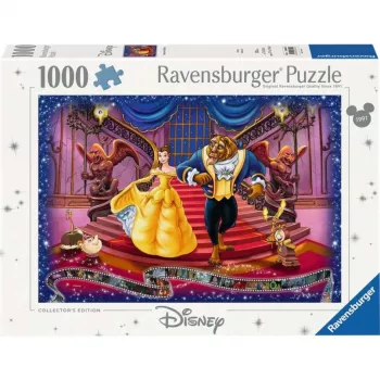 Puzle Disney Collector's Edition - Skaistule un briesmonis (1000 gabali)