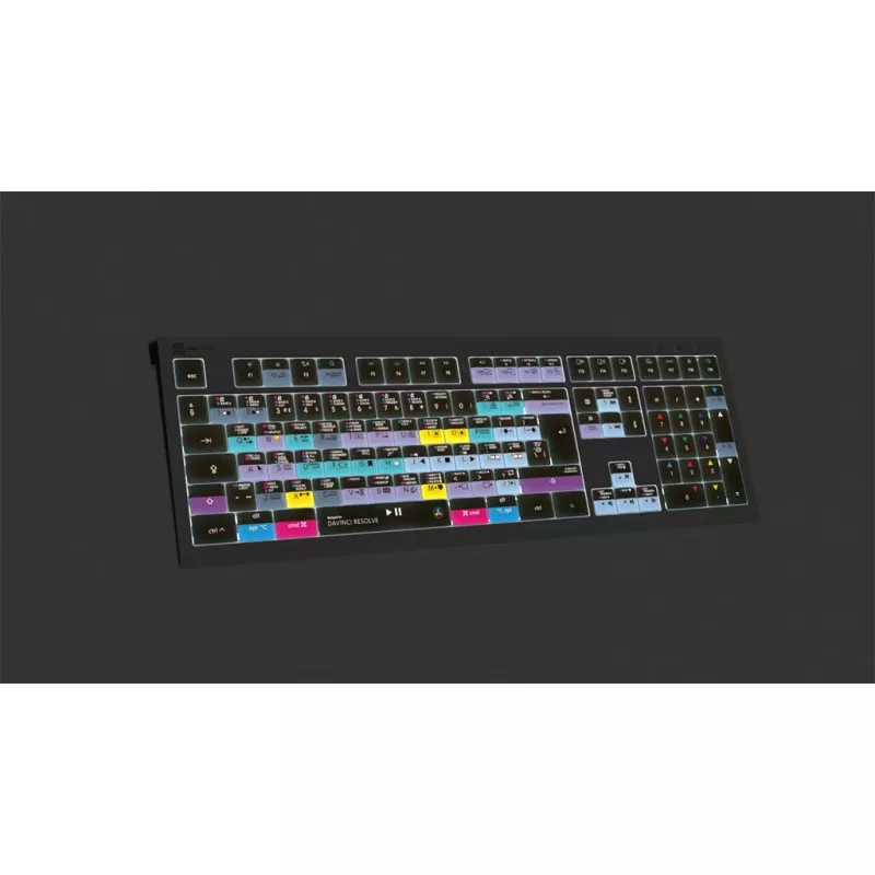 Logickeyboard ASTRA 2 tastatūra USB QWERTY angļu melna pilna izmēra 104 taustiņi