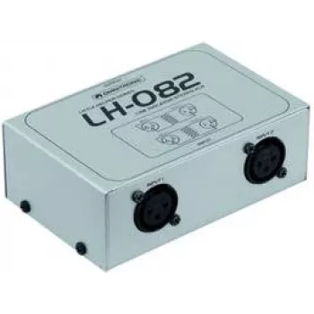 Stereo līnijas izolators 19 collu statīvam Omnitronic LH-082 2 kanālu