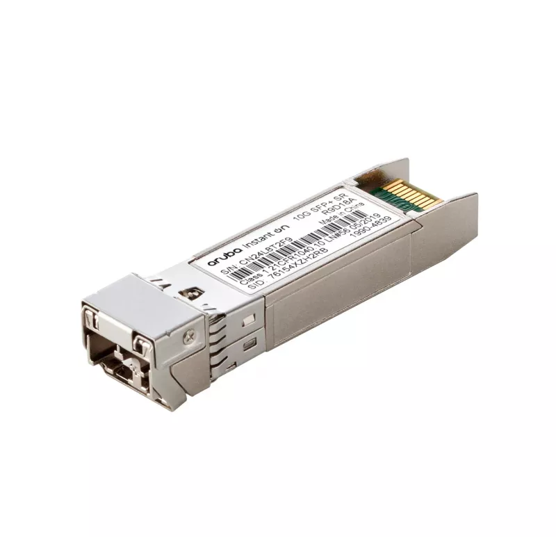 HPE Networking Instant on 10G SFP+ LC SR raiduztvērējs for Connections up to 300 Meters (R9D18A)