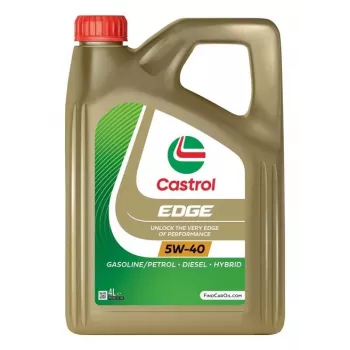 Motoreļļa Castrol EDGE 5W-40 Titanium, sintētiskā motoreļļa, 4 L, viskozitāte 5W-40