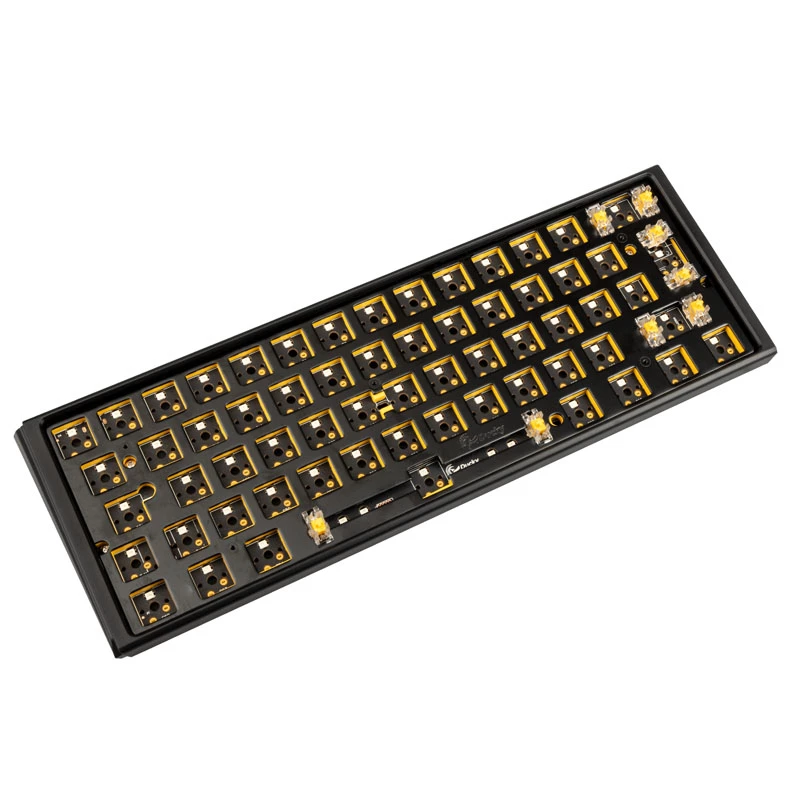 Ducky One 3 Hot-Swap Barebone Mini tastatūra Gaming USB ASV angļu valoda Melna