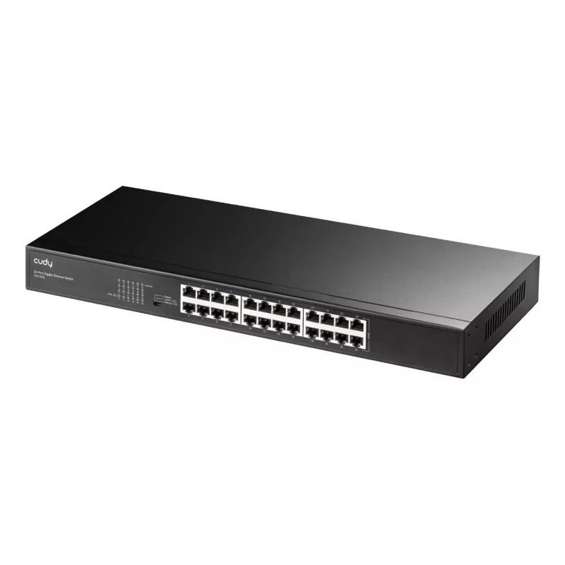 Cudy 24-portu statņu Gigabit Ethernet slēdzis GS1024L