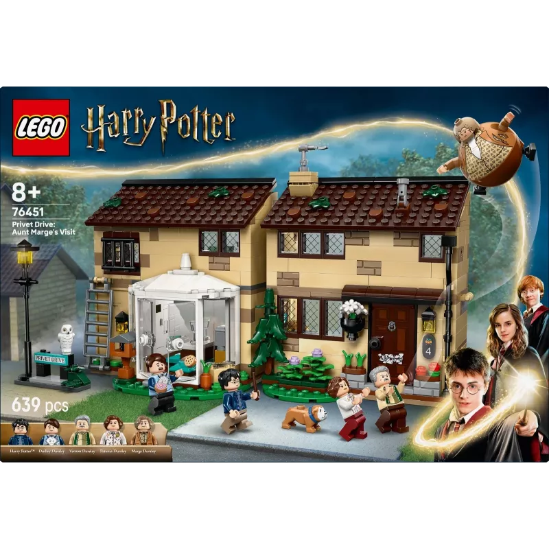LEGO HARRY POTTER 76451 Privet Drive: Tantes Mardžas vizīte