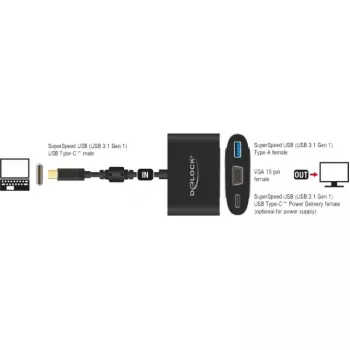 USB grafikas adapteris DeLOCK 62992