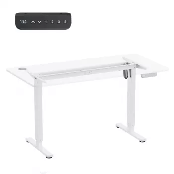 Elektriski regulējams augstuma galds ergo birojam ER-400 W — maks. augstums 1160 mm, maks. slodze 80 kg