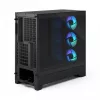 Fractal Design Pop 2 Air Melns Solid mid-tower datora korpuss — ATX atbalsts, 3x 120 mm priekšējie ventilatori, 2,5/3,5 collu diskdziņu nodalījumi, 215×481×462 mm