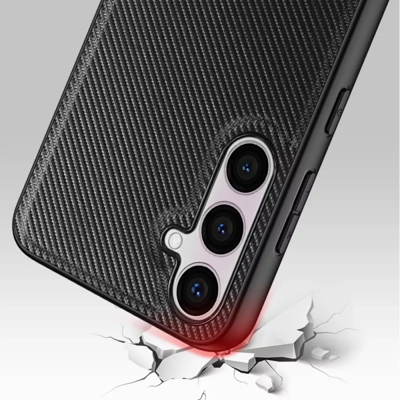 Cover nevox StyleShell NYLO Samsung Galaxy S25+ 6.8 collas Melns