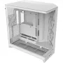 PC korpuss NZXT H9 Flow Midi Tower balts — ATX/EATX/Micro ATX/Mini-ITX, 3x140 mm priekšā, 1x120 mm aizmugurē, 2x3,5 collu un 6x2,5 collu nodalījumi, rūdīts stikls