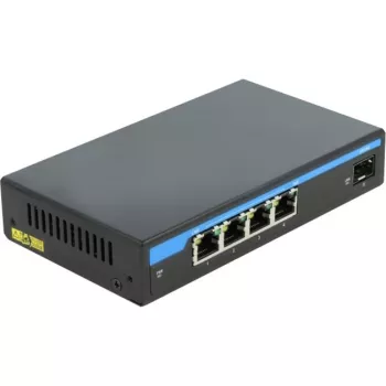 Tīkla slēdzis DeLOCK 87765 Gigabit Ethernet ar strāvu caur Ethernet