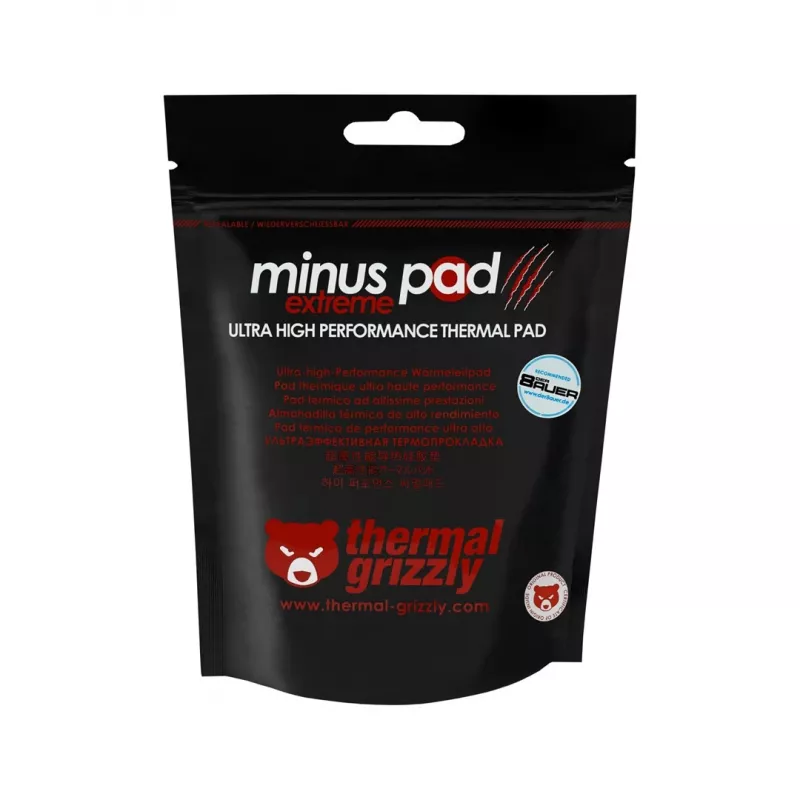 Thermal Grizzly Minus Pad Extreme siltuma novadošais savienojums Termopadiņš