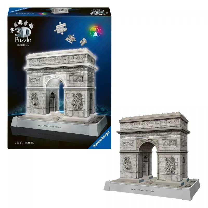 3D puzzle Ravensburger 12008029 Ēkas 269 mm x 239 mm