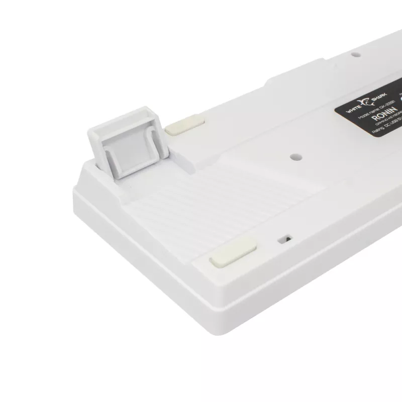 Klaviatūra White Shark RONIN balta USB QWERTY 68 taustiņi LED