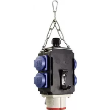 Strāvas sadales kubs AS Schwabe Energy Cube II IP44 ar 4 rozetēm 16A 230V un 1 CEE 16A