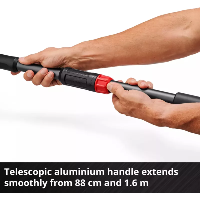 Atzarošanas šķēres EINHELL GP-LS 18/28 Li T BL-Solo — bezvadu teleskopiskās apvedceļa atzarošanas šķēres, 18 V, griešanas jauda 2,8 cm, alumīnija rokturis