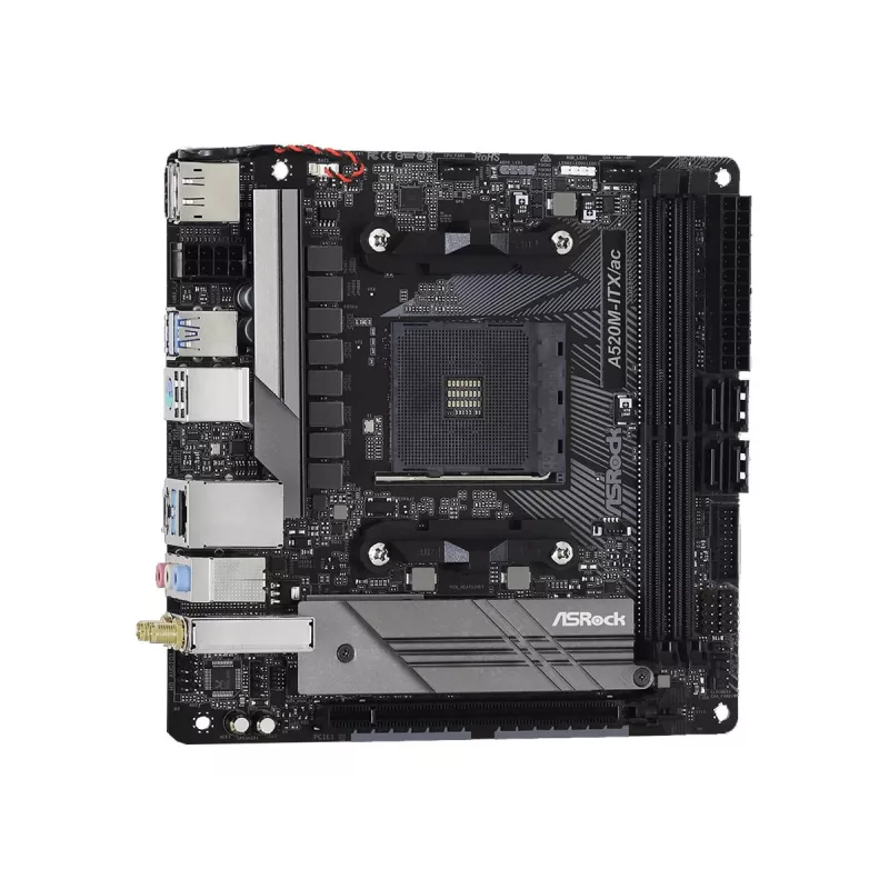 Mātesplate ASRock A520M-ITX/ac Socket AM4 micro ATX