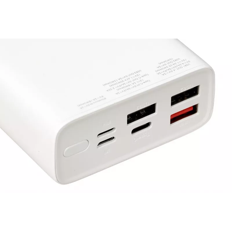 Power Bank iBOX PB20 20000 mAh ir Ibox produkts no mūsu Power Banks klāsta. Izceļas ar baltu krāsu, plastmasas materiālu un iekšējo tipu.