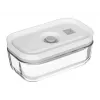 Pārtikas uzglabāšanas kaste ZWILLING FRESH & SAVE Taisnstūra stikla/plastmasas komplekts 3 gab., 0.35/0.75/1.6 L, hermētiska, droša mikroviļņu krāsnij/krāsnij/ledusskapim