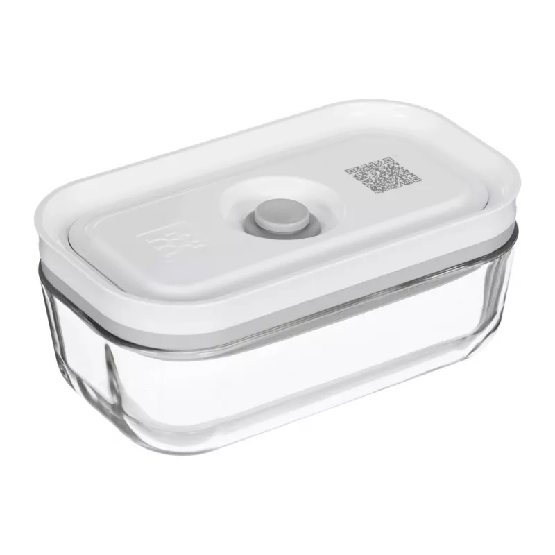 Pārtikas uzglabāšanas kaste ZWILLING FRESH & SAVE Taisnstūra stikla/plastmasas komplekts 3 gab., 0.35/0.75/1.6 L, hermētiska, droša mikroviļņu krāsnij/krāsnij/ledusskapim