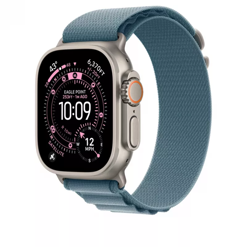 Siksniņa Apple MFTH4ZM/A Viedie valkājamie aksesuāri Zils titāns