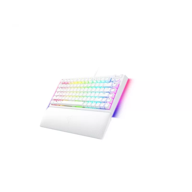 Mehāniskā spēļu tastatūra Razer MelnsWidow V4 75% USB QWERTY US English balta