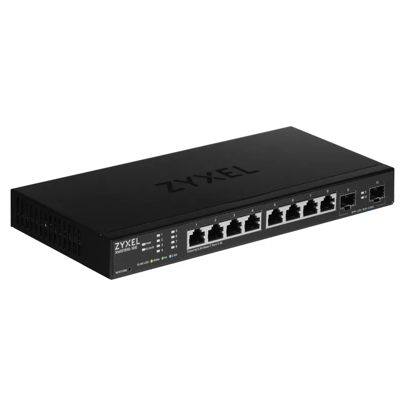 Zyxel XMG1915-10E pārvaldāms L2 2.5G Ethernet (100/1000/2500)