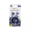 Sbox USB->Micro USB 90 M/M 1.5m USB-MICRO-90BL melleņu zils