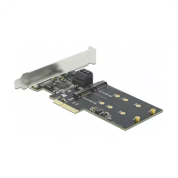SATA un M.2 PCI Express karte DeLOCK 3 portu SATA un 2 slotu M.2 Key B