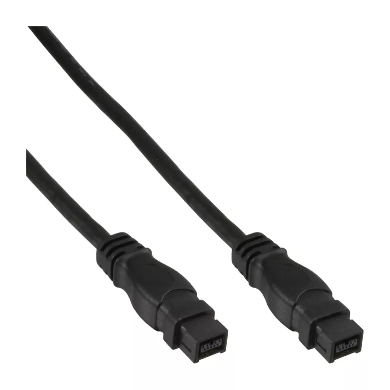 FireWire 800 kabelis InLine 39902 1.8 m vīr./vīr. melns