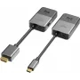 Bezvadu audio/video paplašinātājs VISION TC-USBCW HDMI, izmantojot Wi‑Fi 5, ar USB‑C atbalstu