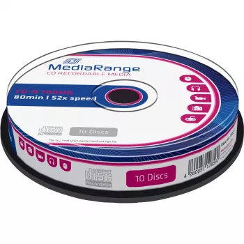 CD-R MediaRange MR214 700 MB 52x 10 gab.