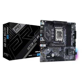Mātesplate ASRock H670M Pro RS Intel H670 LGA 1700 micro ATX