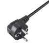 Akyga AK-PC-04A strāvas sadalītāja kabelis CEE 7/7 uz 2x IEC C13, 1,8 m, melns