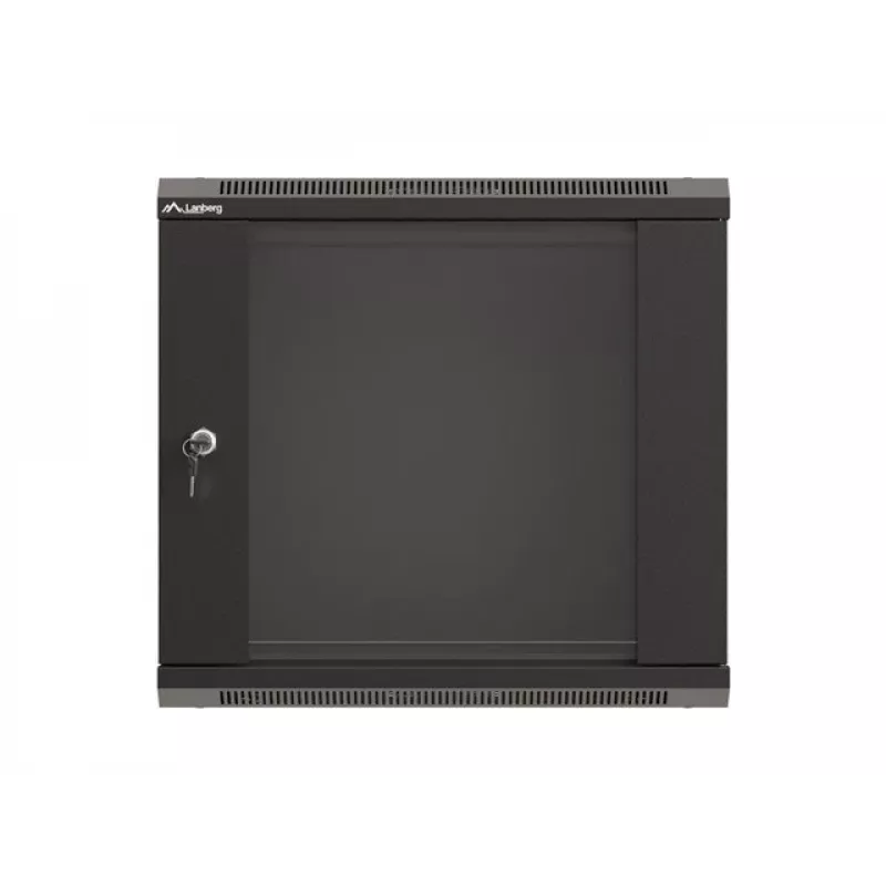 Sienas skapis LANBERG WF03-5309-10B, 9U, 500×350×540 mm, maks. slodze 60 kg, melns