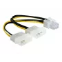PCI Express kartes strāvas kabelis DeLOCK 82315 0.15 m