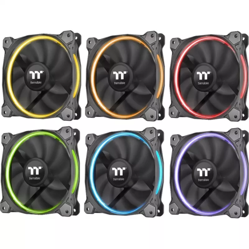 Thermaltake Riing 14 RGB TT Premium Edition 3-gabalu 140 mm ARGB korpusa ventilatori