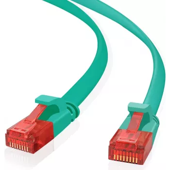 Tīkla komutācijas kabelis helos Ultra plāns RJ-45 10 m UTP