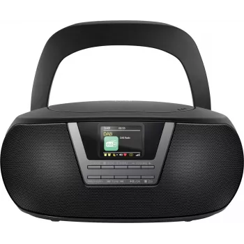 Mūzikas sistēma SENCOR SPT6200DB ar CD/MP3, USB, Bluetooth 5.3 un DAB+ uztvērēju, 3W RMS, 1,77 collu TFT displejs
