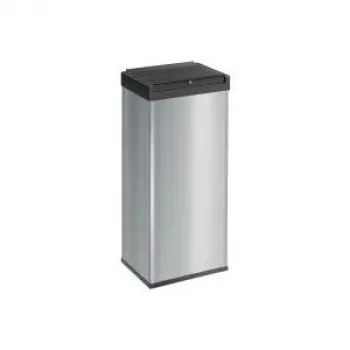 Atkritumu tvertne Hailo BIG BOX 60L SIL 6460-312, 60 L ietilpība, sudraba