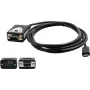 Seriālais RS-422/485 uz USB 2.0 C spraudņa kabelis Exsys EX-2346IS ar FTDI mikroshēmu un pārsprieguma aizsardzību